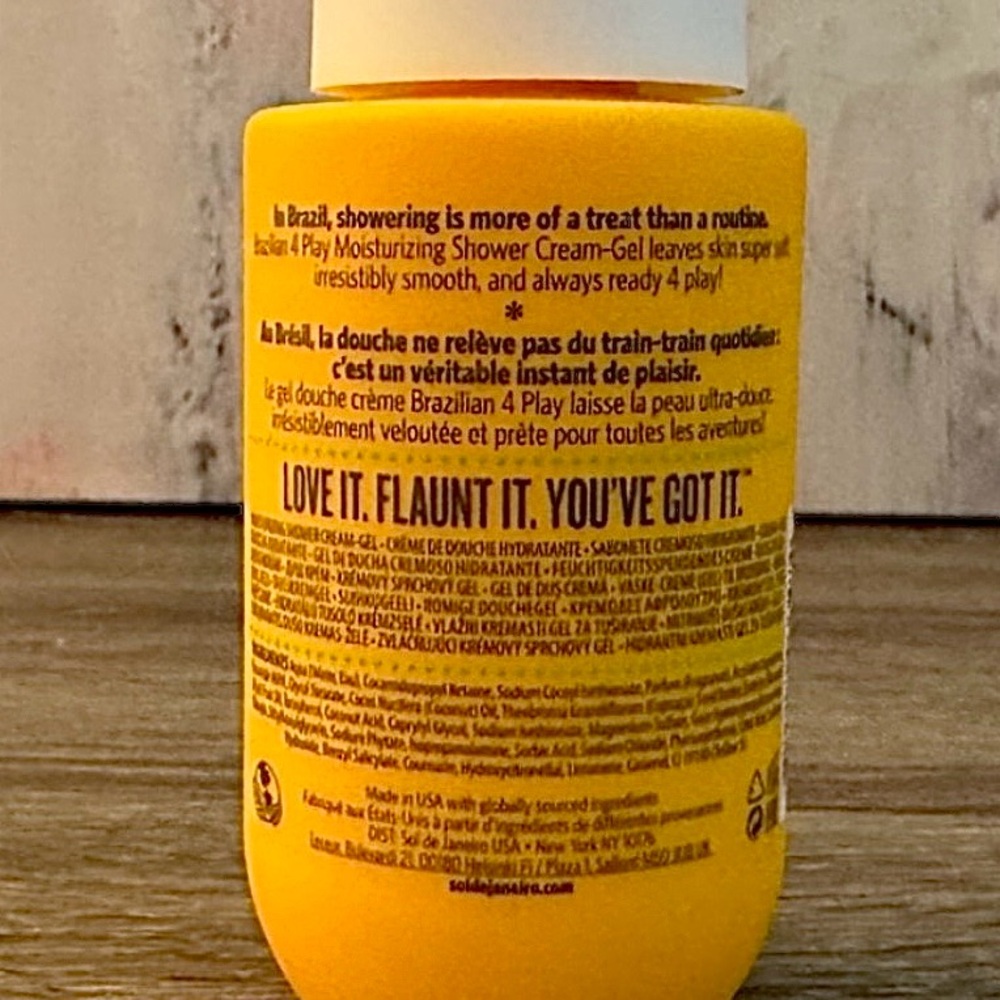 NEW Sol de Janeiro Brazilian 4 Play Moisturizing Bodywash Cheriosa 62 Scent 3oz - Picture 7 of 8